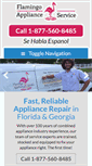 Mobile Screenshot of flamingoappliance.com